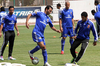 المران المسائي: بدني خفيف وتقسيمه للبدلاء وتحليل أخطاء متعب وعبدالفضيل 29667-training_149