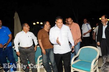 خاص ابوزيد يستهل حملته الانتخابية بمؤتمر بالجزيرة