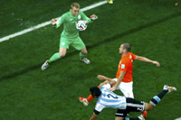 أهداف ولقطات مباراة هولندا والأرجنتين