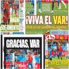 شكرا الـ VAR .. صور صحف العالم بعد تأهل البرتغال وتعادل اسبانيا مع المغرب