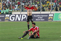 صور مباراة مصر وغانا والهزيمة الكبيرة بالستة