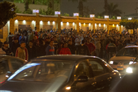 صور تجمع الألتراس بجوار استاد القاهرة قبل مباراة الأهلي والحدود