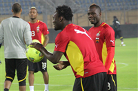 تدريب منتخب غانا قبل مباراة مصر في تصفيات كاس العالم