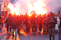 جماهير بيشكتاش تشعل مدينة ليفربول
