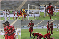 صور هدف صلاح الدين سعيد في الرجاء وإحتفاله مع اللاعبين