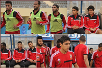 صور محمد حمدي لاعب الأهلي الشاب في مباراة الرجاء بالدوري