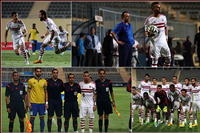 صور قميص حازم إمام مختلف عن باقي لاعبي الزمالك بمباراة الإسماعيلي