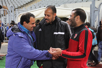 صور عماد النحاس مع لاعبي الأهلي قبل مباراة أسوان
