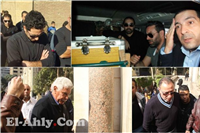 صور جنازة حماد إمام ثعلب الكرة المصرية