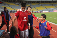 صور الظهور الأول لأحمد الشيخ في مباراة الأهلي والمقاولون العرب