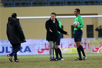 صور إعتراض بيسيرو وعبد الحفيظ على حكم مباراة الأهلي والداخلية