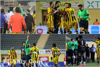 صور طرد لاعبا المقاولون العرب أحمد علي وأحمد مودي أمام الأهلي