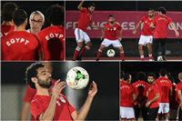 صور تدريب المنتخب المصري في الجابون في الـ15 من يناير