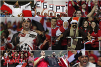 صور جماهير مصر في مدرجات نهائي كأس الأمم أمام الكاميرون