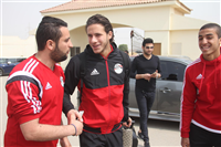 صور مغادرة لاعبي المنتخب للإسكندرية استعدادا لمباراة توجو الودية