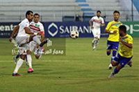 مباراة الزمالك وطنطا 1-1 بالدوري المصري