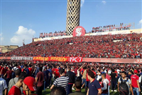 صور جماهير الأهلي على ملعب التتش قبل مباراة الوداد