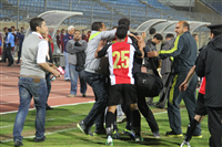 صور معركة بالأيدي بين الإعلاميين ولاعبي طلائع الجيش عقب مباراة الزمالك
