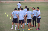 تدريب فريق الدفاع المغربي على ملاعب الأهلي بمدينة نصر