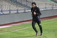 صور تدريبات منفردة لمروان محسن عقب مباراة الأهلي والنصر بالدوري