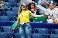 جماهير مباراة البرازيل وكوستاريكا