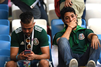 صور جماهير مباراة المكسيك والبرازيل