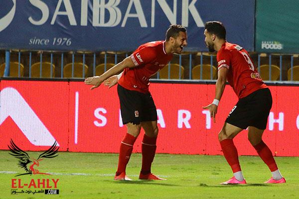  احتفال متكرر بين أزارو ورمضان ومداعبة إكرامي للشناوي بعد مباراة النجوم 