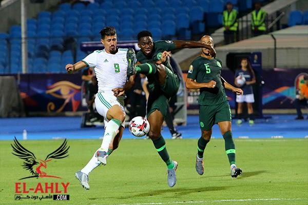 صراعات شرسة وتفوق جزائري أمام نيجيريا في أبرز لقطات نصف نهائي كأس الأمم