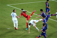 صور مباراة اليونان واليابان