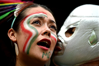 صور جماهير المكسيك وكرواتيا في بطولة كأس العالم