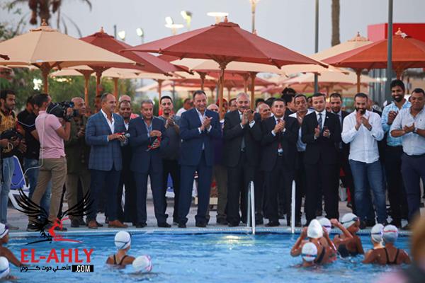 ابتسامات الخطيب واستعراض مميز لأطفال الأهلي في افتتاح المنطقة الترفيهية بفرع مدينة نصر