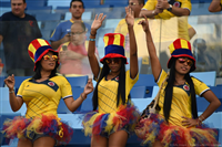 صور جماهير كولومبيا واليابان في كأس العالم