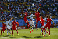 لقطات وأهداف مباراة الأرجنتين وسويسرا