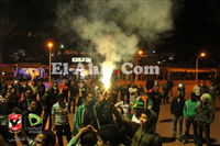 احتفالات جمهور الرجاء فى شوارع اغادير بعد الفوز على مونتيرى
