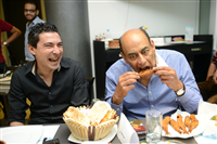 صور أحمد بدير في افتتاح مطعم مراسي
