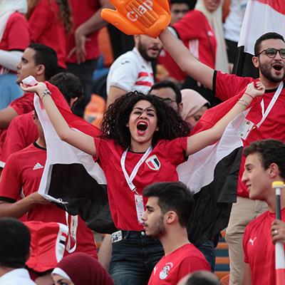 حماس جماهيري ولمسة وفاء للشهداء قبل مباراة مصر وجنوب إفريقيا في كأس الأمم الإفريقية
